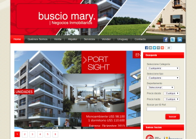 Sitio web para inmobiliaria