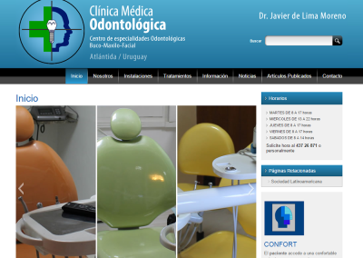 Sitio web consultorio odontológico