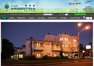 Sitio web hotel