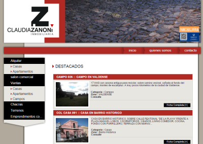 Sitio web para inmobiliaria